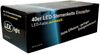 40er LED-Sternenvorhang Lichterkette Innen und Außen warmweiß Bild 3