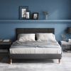 Polsterbett 140x200 cm aus Leinen mit Stauraum und Lattenrost – modernes, komfortables Design Bild 2
