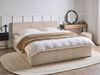 Bett mit Stauraum MASSOGNES Bouclé Beige 180 x 200 cm Bild 3