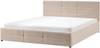 Bett mit Stauraum MASSOGNES Bouclé Beige 180 x 200 cm Bild 5