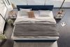 Boxspringbett Valerio Familienbett - Webstoff - dunkelblau - 220x200 cm Bild 5