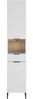 BASIC by Balculina Hochschrank Denver Hochschrank, Badezimmerschrank BxHxT 38x195x32 (1-St) Breite 38 cm, Tür L/R montierbar, Softclose Bild 3