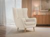 'Lucio' Sessel, Stoff Alfa 01, Beige, 106 x 80 x 95 cm Bild 2