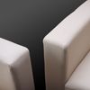 2er Sofa Couch Loungesofa Lille ~ Kunstleder, schwarz Bild 4