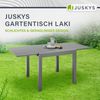 Juskys Gartentisch Laki 70x70 cm ausziehbar - Aluminium Esstisch zum Ausziehen - große Tischplatte - Alu Tisch Balkonmöbel Gartenmöbel Anthrazit Bild 2