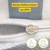 Träumschön Bettwäsche Biber 135x200 cm oder 155x220 cm, beige, grau oder blau kariert, Biber, 2 teilig, mit Reißverschluss, 100% Baumwolle, kuschelig warm im Winter Bild 3
