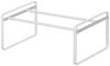 Yamazaki Schuhregal "Frame" aus Metall, ausziehbar 40-70 x 17 x 25 cm, Schuhständer, platzsparend, Schuhablage, ausziehbar von 40 bis 70cm,erweiterbar, weiß Bild 2