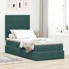 vidaXL Aufbewahrungsbett mit Matratze Dunkelgrün 100 x 200 cm Samt 3371952 Bild 1