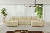 ALTDECOR Wohnlandschaft ENIL-U, Couch mit Schlaffunktion, Wohnzimmer - Ecksofa, Corner Sofa Bett Eckcouch Couch U-Form Schlafcouch Ausziehbar Bild 5