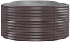 vidaXL Hochbeet Pulverbeschichteter Stahl 584x140x68 cm Braun 319120 Bild 4