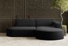 Kaiser Möbel Ecksofa Designer MODENA STUDIO L stoff Poso, Neve, Quelle Bild 5