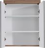 Trendteam 'Amanda' Spiegelschrank, Holz, 77 x 17 x 60 cm, Eichetöne, Weiß / Weiß Hochglanz Bild 2