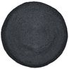 Marrakesch Orient & Mediterran Interior Teppich Ethno Boho Deko Jute Teppich Abrila Rund 80cm Schwarz, Handarbeit Bild 4