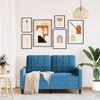 vidaXL 2-Sitzer-Sofa Blau 120 cm Samt 4007623 Bild 3