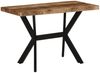 vidaXL Esstisch 110x55x75 cm Massivholz Mango 358881 Bild 4