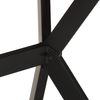 vidaXL Esstisch 110x55x75 cm Massivholz Mango 358881 Bild 3