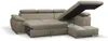 Ecksofa mit Schlaffunktion & Bettkasten FABIEN - Beige - Ecke Rechts Bild 4