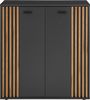 HBZ Sideboard Dublin Kommode, BxHxT 80x86x38cm (1 St), Breite 80cm, Softclose, Metallgriffe Bild 3