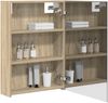 vidaXL Badezimmerspiegelschrank mit Tür Sonoma-Eiche 50 x 14,5 x 70 cm 889041 Bild 3