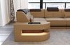 Sofa Dreams Ecksofa Ledercouch Sofa Leder Como L Form Ledersofa, Couch, mit LED, wahlweise mit Bettfunktion als Schlafsofa, Designersofa Bild 2