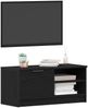 vidaXL TV-Schränk Schwarz Eichen-Optik 80 x 35 x 36,5 cm Holzwerkstoff 862745 Bild 3