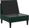 vidaXL Mittels Sofa mit Stauraum Dunkelgrün Samt 42027107 Bild 4