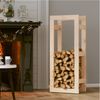 vidaXL Kaminholzregal 41x25x100 cm Massivholz Kiefer 822407 Bild 3