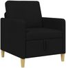 vidaXL Sofa mit Stauraum Schwarz 72 x 78 x 87 cm Polyester 42036865 Bild 2