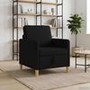 vidaXL Sofa mit Stauraum Schwarz 72 x 78 x 87 cm Polyester 42036865 Bild 3