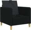 vidaXL Sofa mit Stauraum Schwarz 72 x 78 x 87 cm Polyester 42036865 Bild 4
