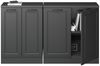 Küchenschrank für Dachschrägen R-Line Anthrazit Landhaus 140 cm 2er Set Schrankkorpuss 60 cm Tiefe Vicco Bild 5