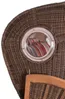 Strandkorb Amrum Teak PE grey Dessin 584 Bild 2