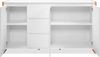 Sideboard >Denver< in weiß / Dekor Artisan Oak - 160x88x40cm (BxHxT) Bild 3