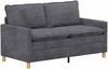 vidaXL Sofa Dunkelgrau 156 x 81 x 87,5 cm Polyester 42028863 Bild 2