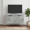 vidaXL Wandmontierter TV-Schrank Betongrau 59,5 x 31 x 30 cm 899048 Bild 4