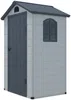 Vente-unique - CESIO Gartenhaus Harz GrauGrau - B 92 cm x H 168 cm x L 120 cm Bild 3