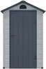 Vente-unique - CESIO Gartenhaus Harz GrauGrau - B 92 cm x H 168 cm x L 120 cm Bild 5