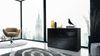 Vladon Sideboard Ben V3, Kommode mit 3 Türen und 2 Schubladen, Schwarz matt/Schwarz matt (117 x 74 x 36 cm) Bild 2