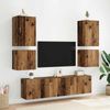 vidaXL TV-Wandschrank Wandmontiert Altholz 40,5x30x40cm Holzwerkstoff 882934 Bild 4