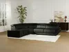 Vente-unique - Ecksofa Leder - Ecke Links - Schwarz - NAHIA Bild 2