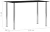 vidaXL Esstisch Schwarz 120 x 60 x 75 cm Hartglas [281852] Bild 5