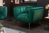 riess-ambiente Sessel NOBLESSE 105cm smaragdgrün / gold (Einzelartikel, 1-St), Wohnzimmer · Samt · Metall · mit Armlehne · Retro Bild 1
