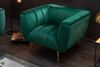 riess-ambiente Sessel NOBLESSE 105cm smaragdgrün / gold (Einzelartikel, 1-St), Wohnzimmer · Samt · Metall · mit Armlehne · Retro Bild 3