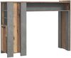 Bartisch >Celon< in Old Wood Vintage - 151.5x118.3x47.4cm (BxHxT) Bild 4