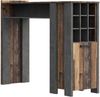 Bartisch >Celon< in Old Wood Vintage - 151.5x118.3x47.4cm (BxHxT) Bild 3