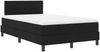 vidaXL Boxspringbett mit Kopfteil Schwarz 120 x 190 cm Stoff 3338673 Bild 4