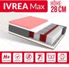 Matratze 140x200 Multipocket Taschenfederkern IVREA MAX 7 Zonen H3 H5 28 cm Kokos Visco Polyurethanschaum Jersey Bild 2