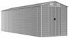 vidaXL Gartenhaus Hellgrau 191 x 640 x 198 cm Verzinkter Stahl 3188248 Bild 2