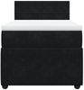 vidaXL Boxspringbett mit Matratze Schwarz 100x200 cm Samt 3287664 Bild 4