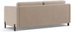 Micadoni Schlafsofa Gloria 3-Sitzer Samt Beige 205x160 Bild 3